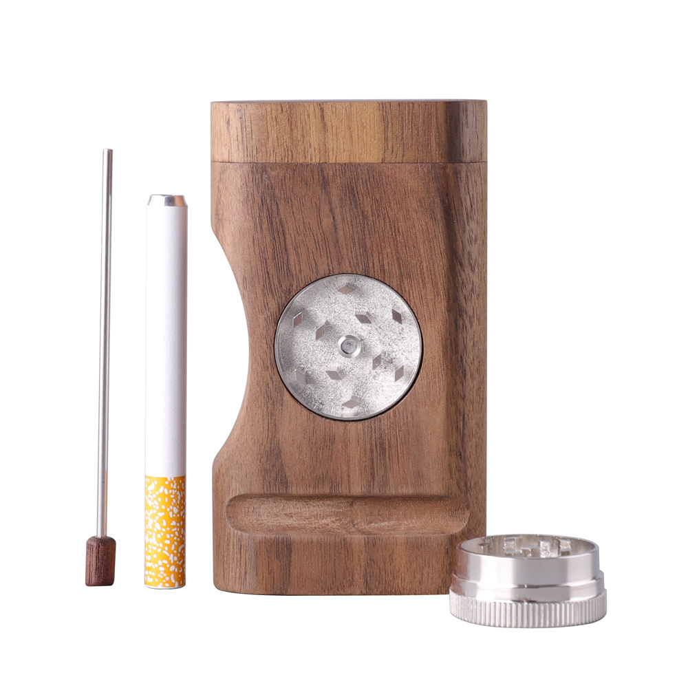 All-In-One Dugout & Grinder with Storage - Smoke Cartel