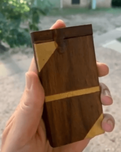 one hitter wooden box