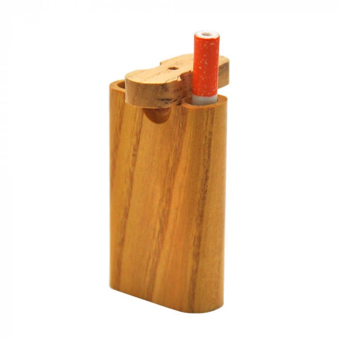 Short Wooden Dugout with Wooden Dugout Pipe