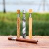 Push Type Wooden Weed Pipe One Hitter