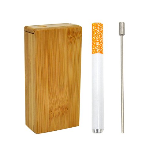 4-inch beautiful bamboo wood taster box dugout