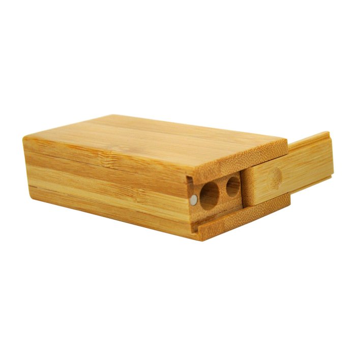 4-inch beautiful bamboo wood taster box dugout