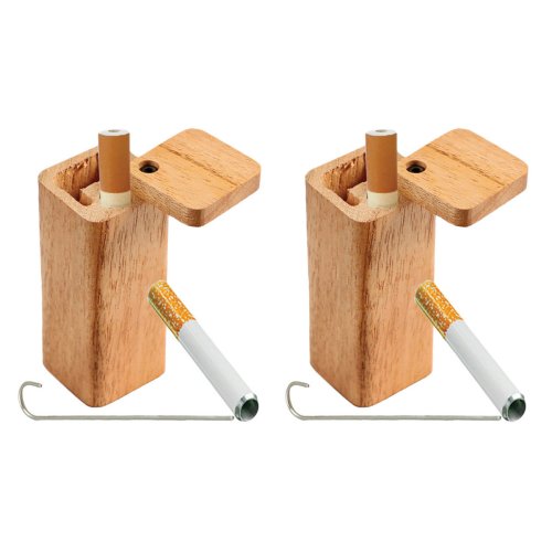 wooden marijuana dugout one hitter set