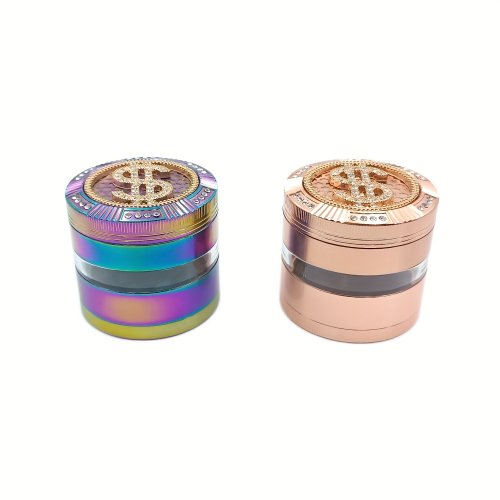 4 Layers Us Golden Metal Weed Grinder Bulk