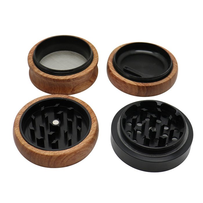 Wholesale Wooden Grinder With Kief Catcher