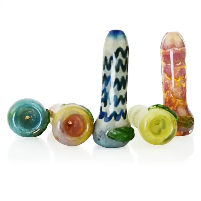 3 Inch Chillum Disposable Glass Pipe Hookah Smoking Accessories