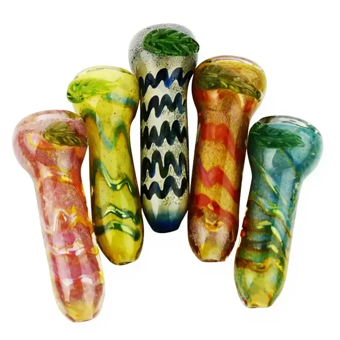 3 Inch Chillum Disposable Glass Pipe Hookah Smoking Accessories