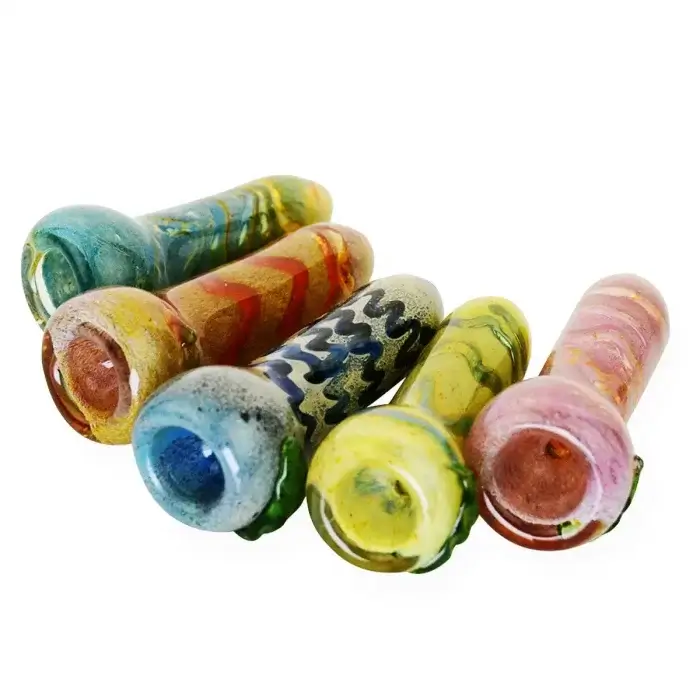 3 Inch Chillum Disposable Glass Pipe Hookah Smoking Accessories