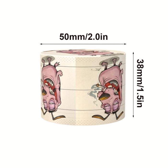 Four Layers 50mm Cartoon Pattern Zinc Alloy Metal Marijuana Grinder Wholesale